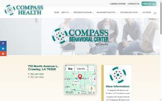 Compass Behavioral Center of Crowley - Outpatient website