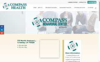 Compass Behavioral Center of Crowley website