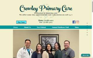 Crowley Primary Care, LLC website