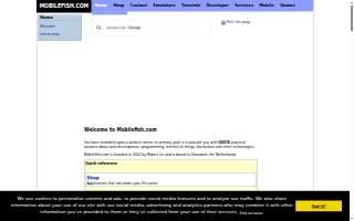 MobileFish website
