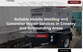 Portable Repair Services website