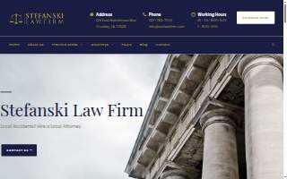 Stefanski Law Firm website