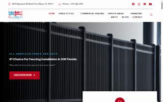 AAA Fence And Gate website