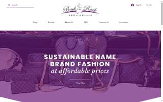 Back on the Rack Upscale Resale website