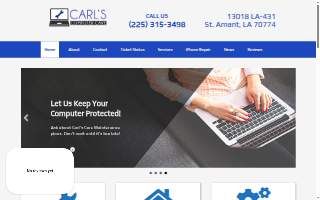 Carl's Computer Care, LLC of Denham Springs website