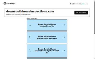 Down South Home Inspections, LLC website