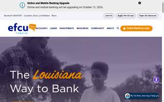 EFCU Financial - Denham Springs Branch website