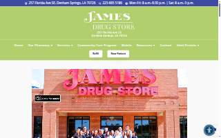 James Drug Store Ideal Protein Clinic website