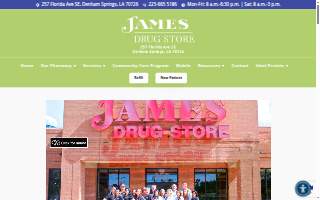 James Drug Store website