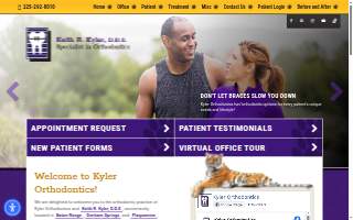 Kyler Orthodontics - Denham Springs website