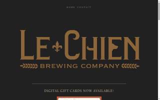 Le Chien Brewing Company website