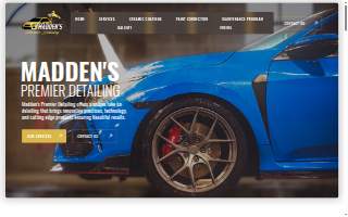 Madden's Premier Detailing website