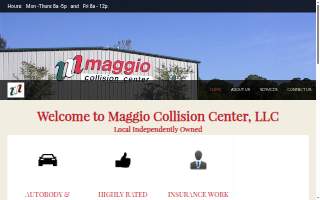 Maggio's Collision Center website