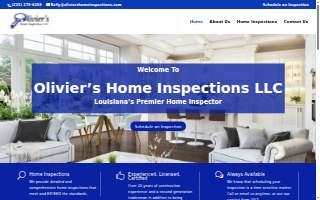 Olivier's Home Inspections, LLC website
