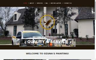 Ozuna's Painting, INC of Denham Springs website
