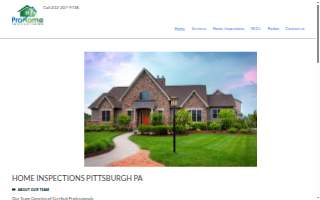 Pro Home Inspection Services website