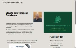 Robichaux Bookkeeping LLC website