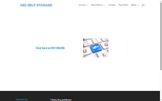 GRI Self Storage website