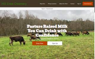 Hill Crest Creamery website