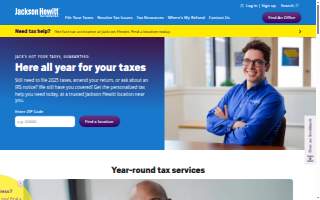 Jackson Hewitt Tax Service of DeRidder website