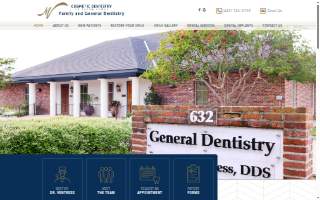 Mark Ventress DDS Cosmetic Dentistry of Baton Rouge website