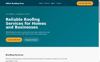 Swla Roofing Pros website