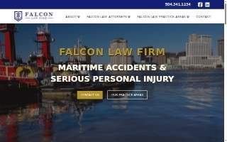 Falcon Law Firm website