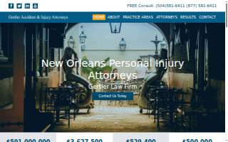 Gertler Law Firm website