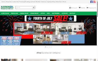 National Furniture Outlet of Estelle website
