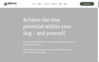 ZenDog website