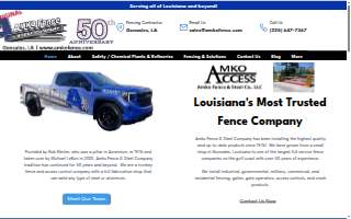 AMKO Fence & Steel Company LLC of Gonzales website