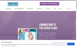 Aspen Clinic Prairieville of Gonzales website