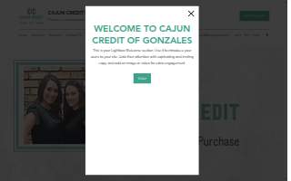 Cajun Credit of Gonzales, L.L.C. website