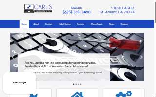 Carl's Computer Care, LLC of Gonzales website