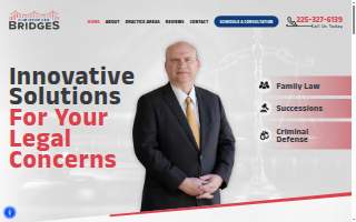Christopher J. Bridges, Attorney at Law of Gonzales website
