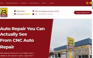 CNC Auto Repair website
