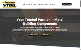 Community Steel website