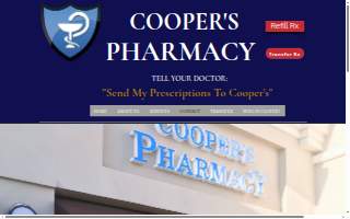 Cooper’s Pharmacy website