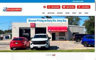 Gonzales Tire & Automotive website