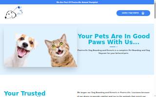 Prairieville Dog Boarding and Kennels of Gonzales website