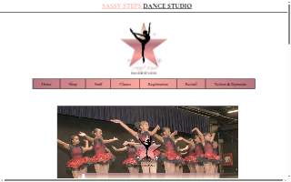 Sassy Steps Dance Studio website