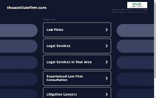 The Scott Law Firm, LLC of Gonzales website