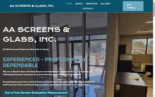 AA Screens & Glass, Inc. of Gretna website