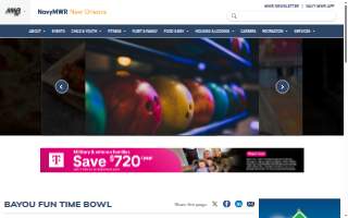 Bayou Fun Time Bowl & Grill website
