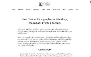Chad Populis Wedding Photography and 360 Photo Booth Rentals website
