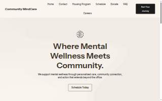 Community Mindcare LLC website