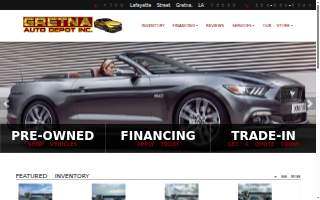 Gretna Auto Depot. INC website