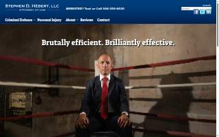 Hebert, LLC - Criminal Defense & DWI Attorney (Westbank) website