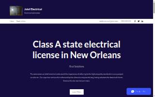 Jolof Electrical website