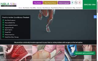 NOLA Sole Podiatry of Gretna website